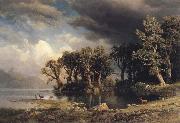 Albert Bierstadt The Coming Storm oil on canvas